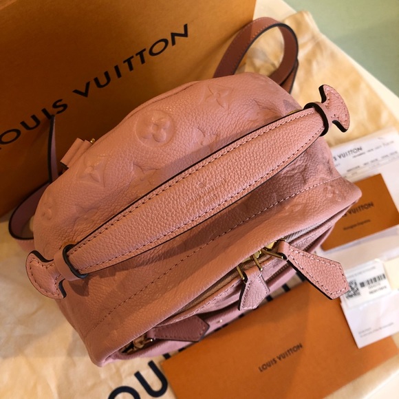 Sorbonne Backpack Empreinte Rose Poudre - Picture 5 of 8